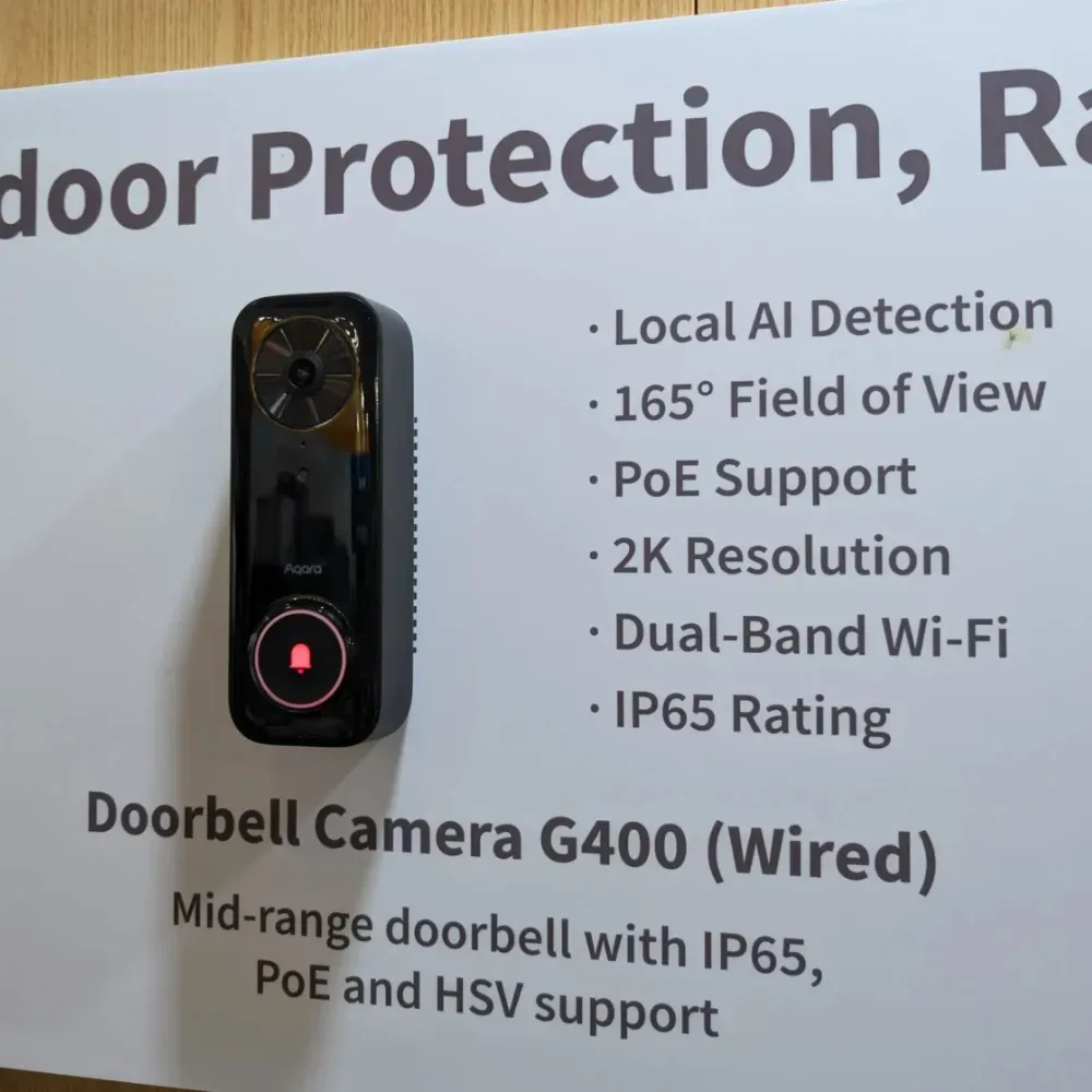 Chuông cửa thông minh Aqara G400 DB-C03D (Wired) 3
