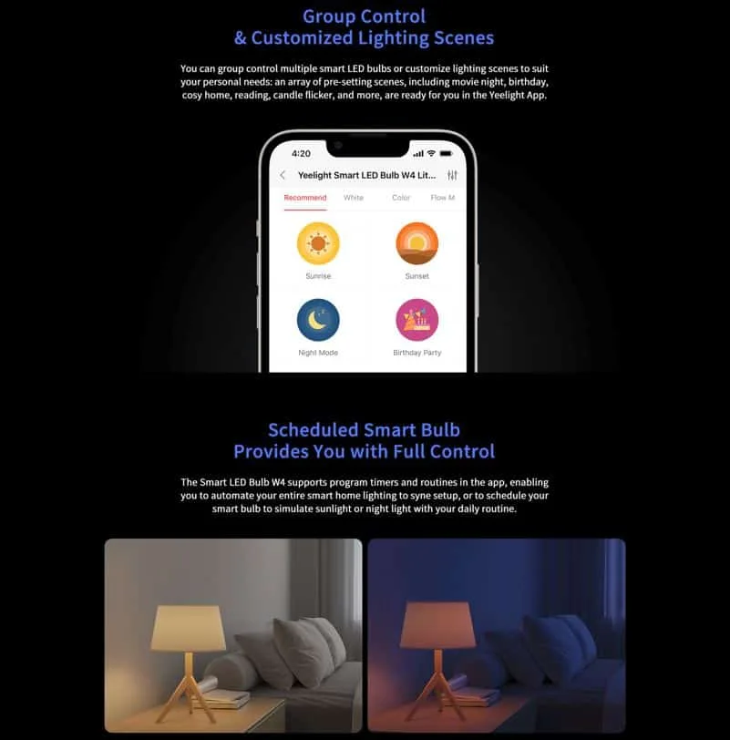 Bóng đèn Yeelight W4 Lite Color E27 5