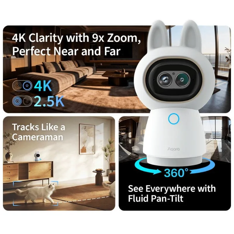 Camera AI tích hợp HUB trung tâm Aqara G350 CH-C14D 2