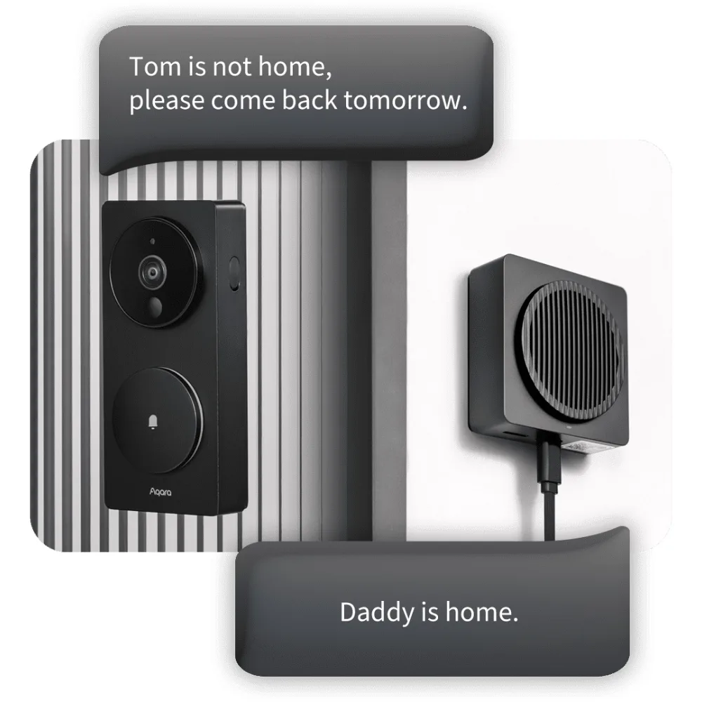 Chuông hình Aqara G410 (G4 Pro) tích hợp HUB Zigbee 4