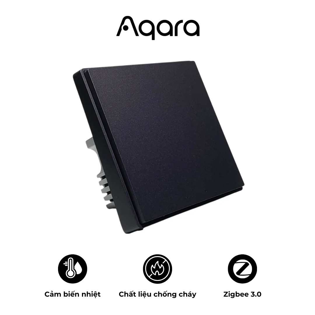 Công tắc thông minh Aqara D1 màu xám đen 2