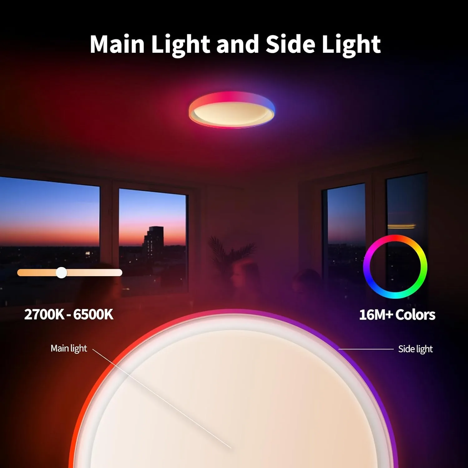 Đèn ốp trần Aqara T1M Symphony Ceiling Light CL-L02D 7