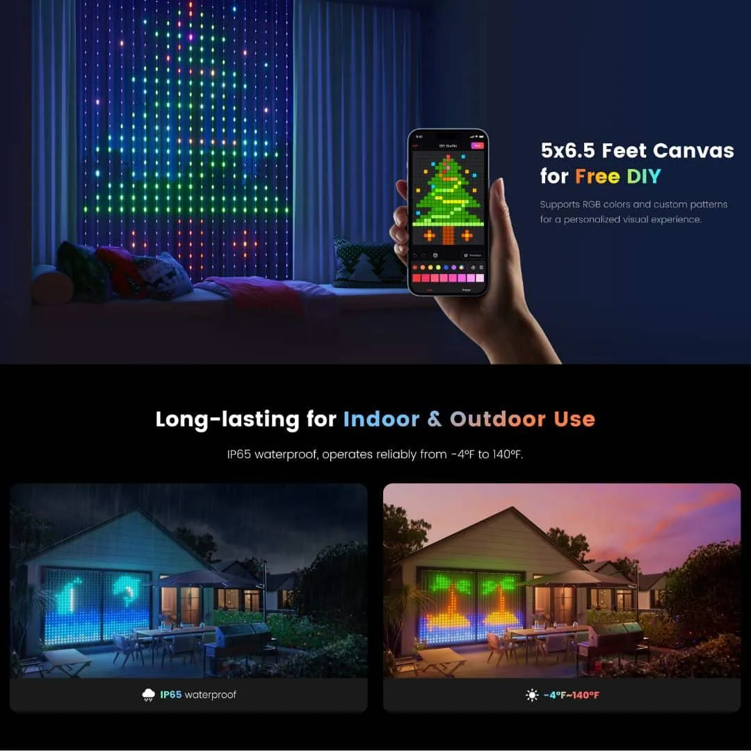 Đèn trang trí rèm cửa Yeelight RGBIC 4