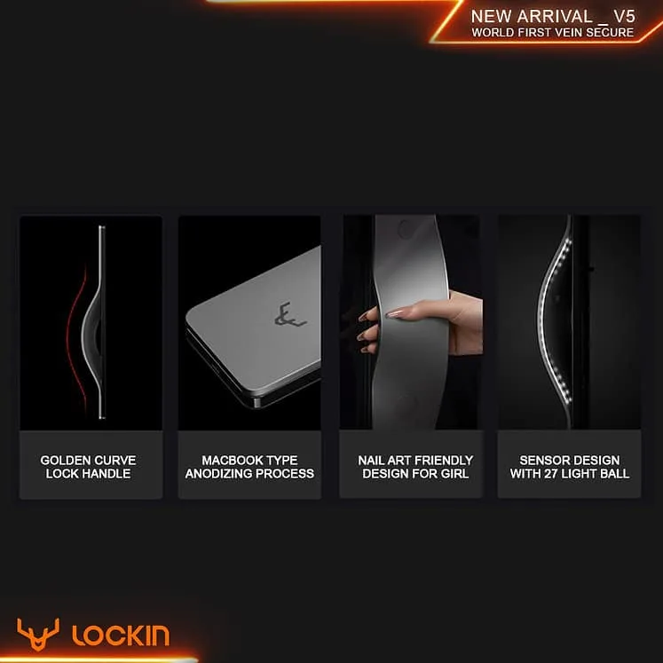 Khoá cửa thông minh Lockin V5 Max 5