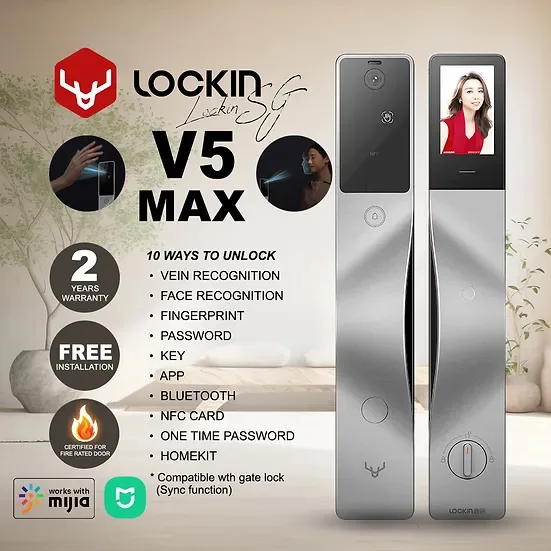 Khoá cửa thông minh Lockin V5 Max 2