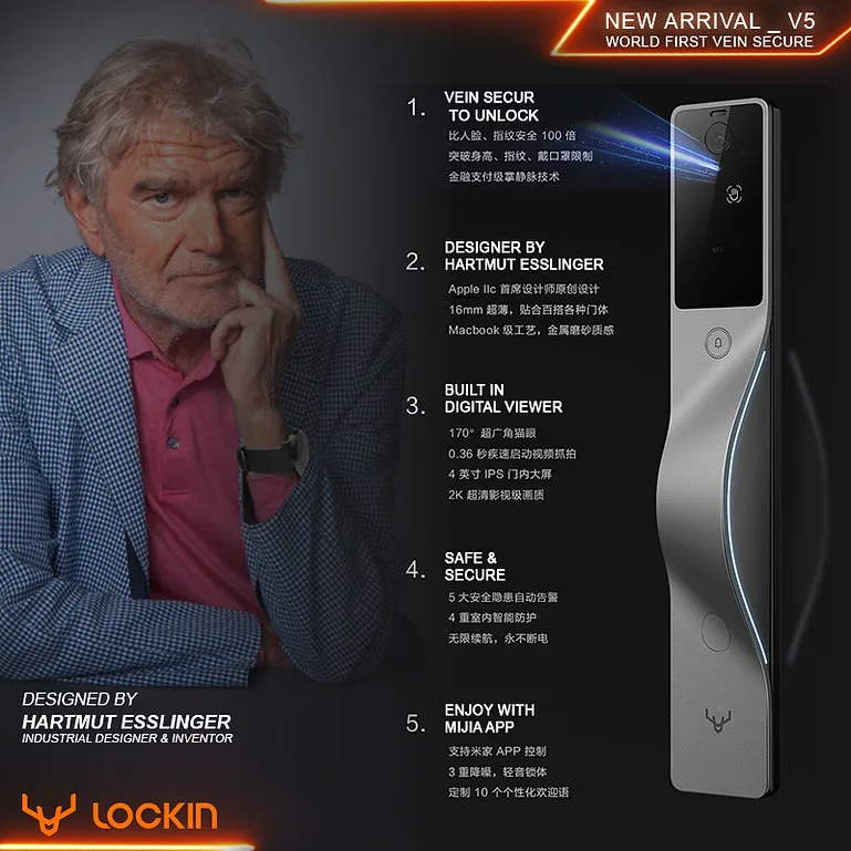 Khoá cửa thông minh Lockin V5 Max 4