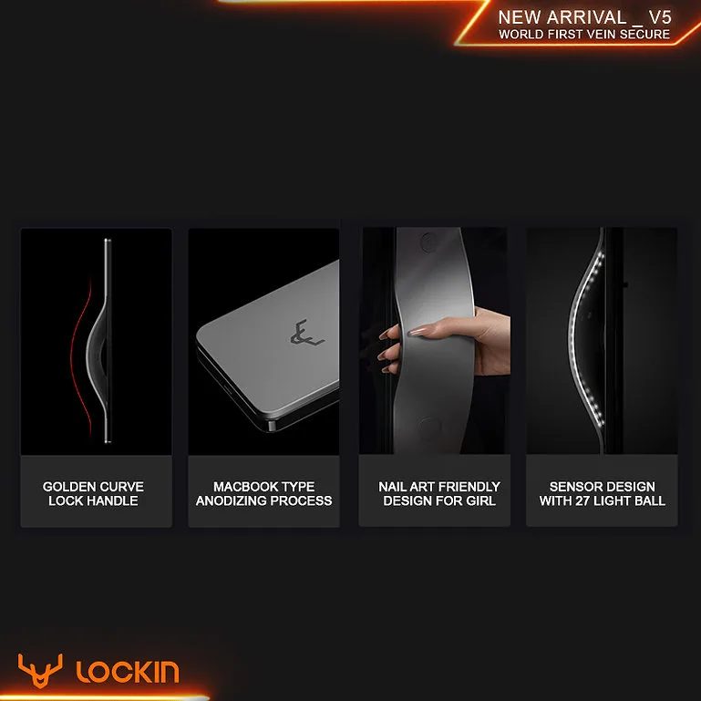 Khoá cửa thông minh Lockin V5 Max 5