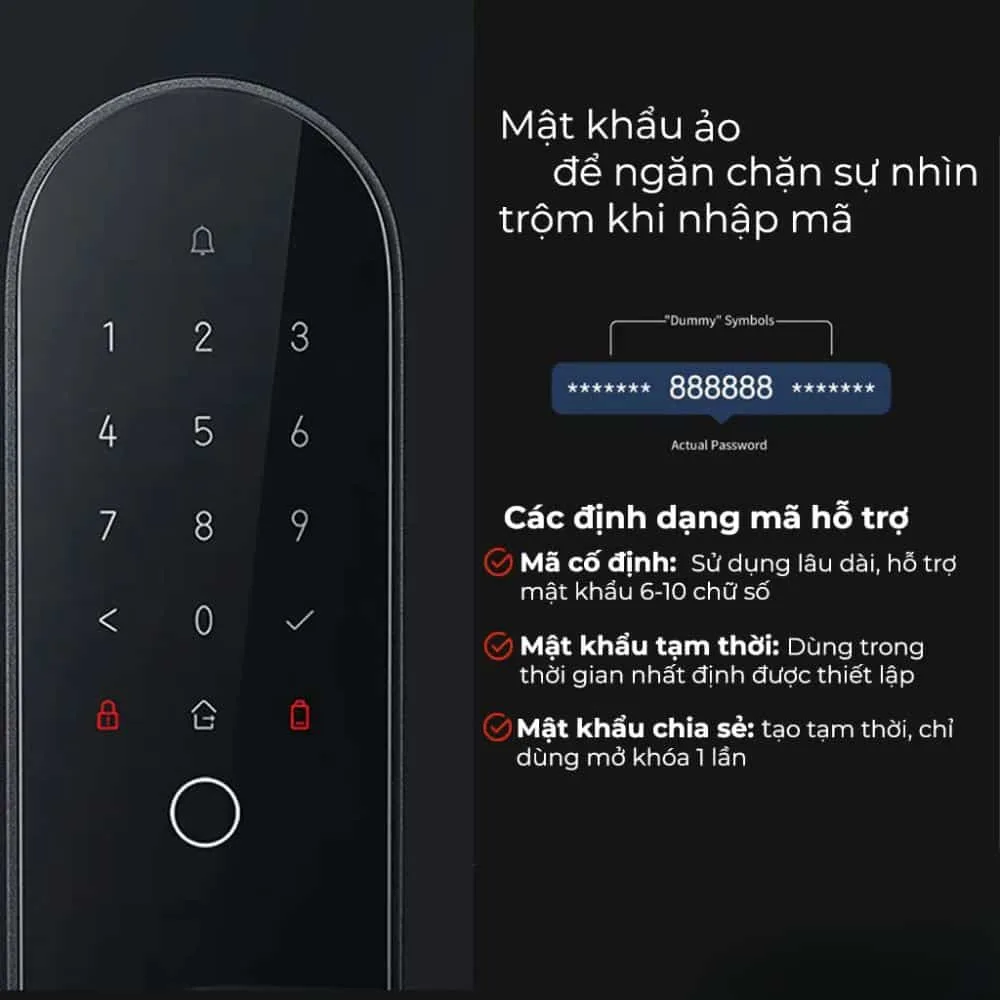 Khóa vân tay thông minh Aqara N100 ZNMS16LM 6