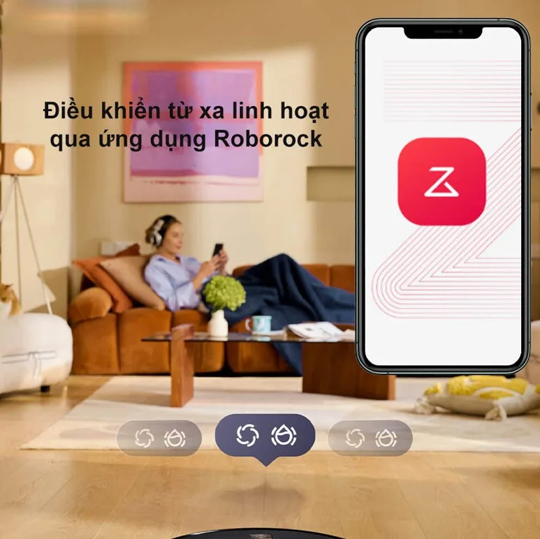 Robot hút bụi lau nhà thông minh Roborock Saros Z70 2