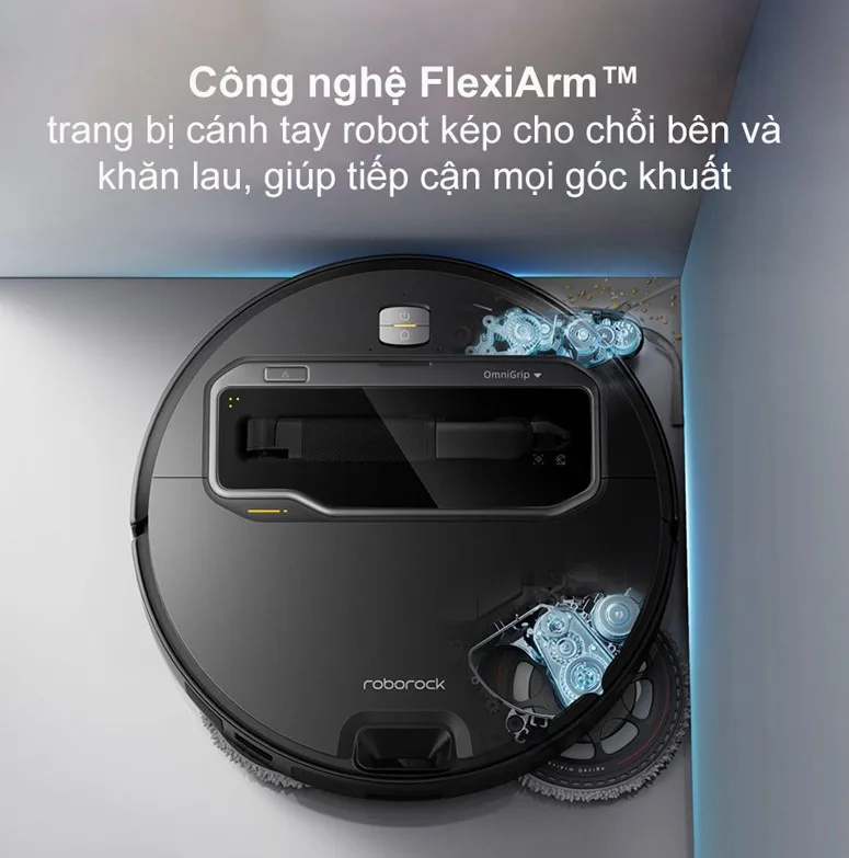 Robot hút bụi lau nhà thông minh Roborock Saros Z70 8