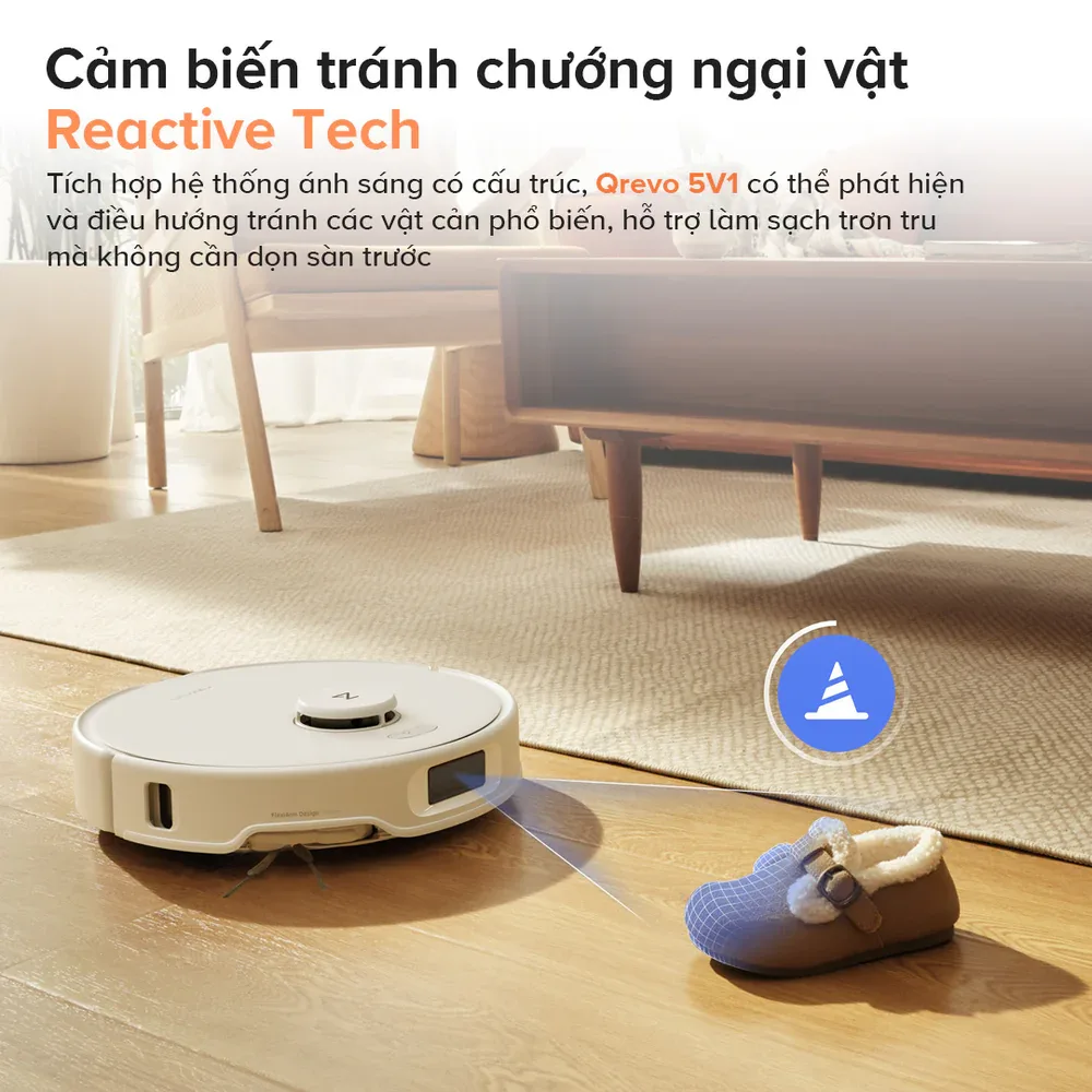 Robot hút bụi lau nhà thông minh Roborock Qrevo Edge 5V1 7